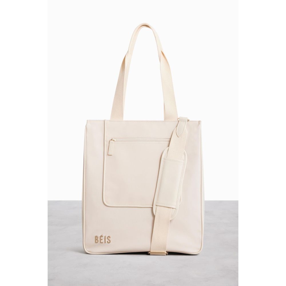 NWT BEIS The North/South Tote - Fall Collection in BEIGE